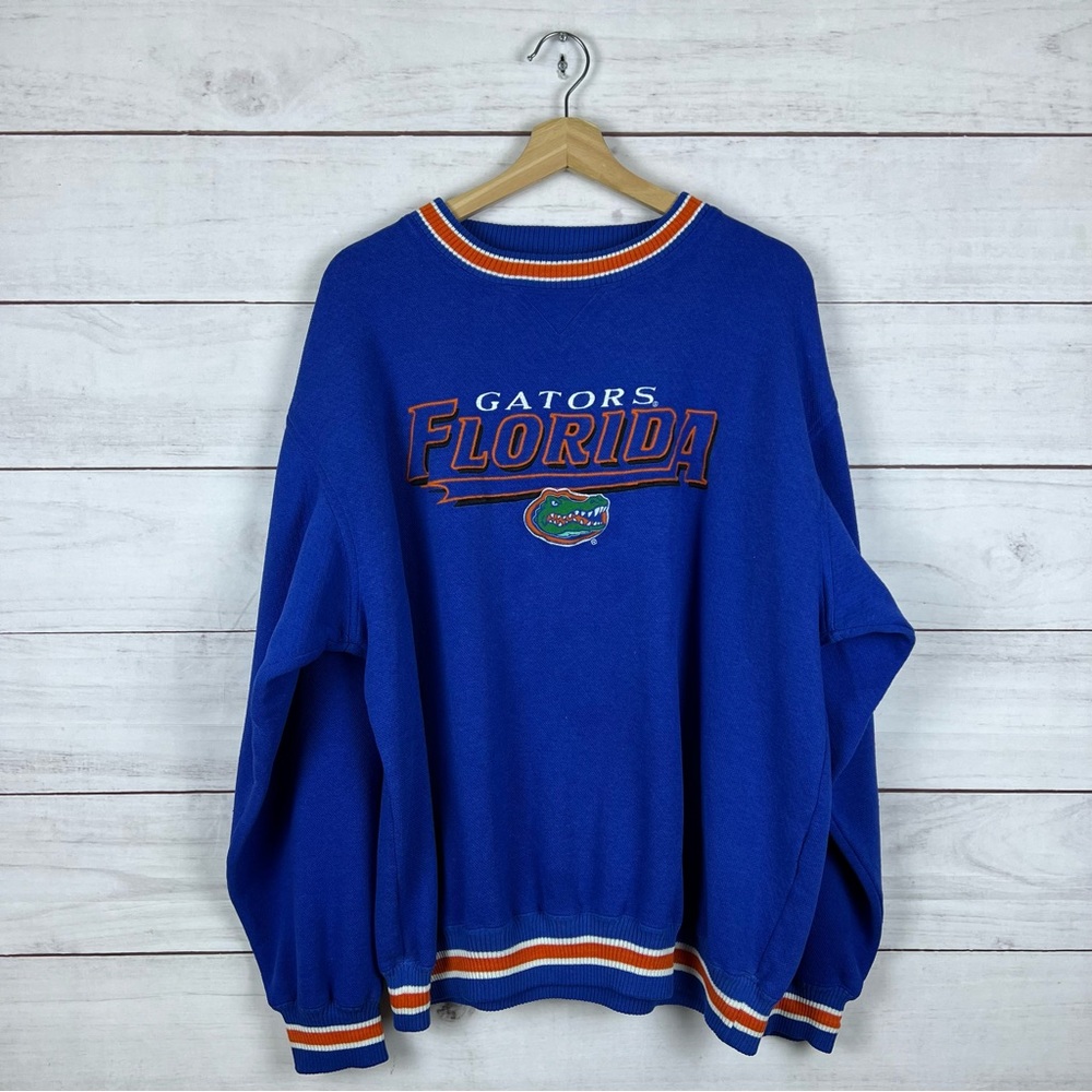 Vintage Florida Gators Logo Athletic Embroidered Pullover Sweatshirt XL
